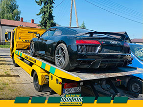 transport samochodów osobowych, suwów, pickupów, busów i dostawczych - laweta radomsko, pomoc drogowa radomsko, holowanie radomsko